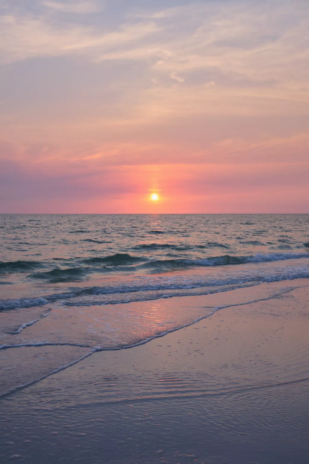 Sunset at Tigertail Beach